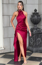 Colette Maxi Dress - Burgundy - Napalia