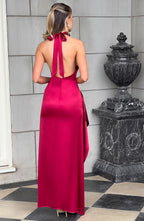 Colette Maxi Dress - Burgundy - Napalia
