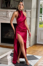 Colette Maxi Dress - Burgundy - Napalia