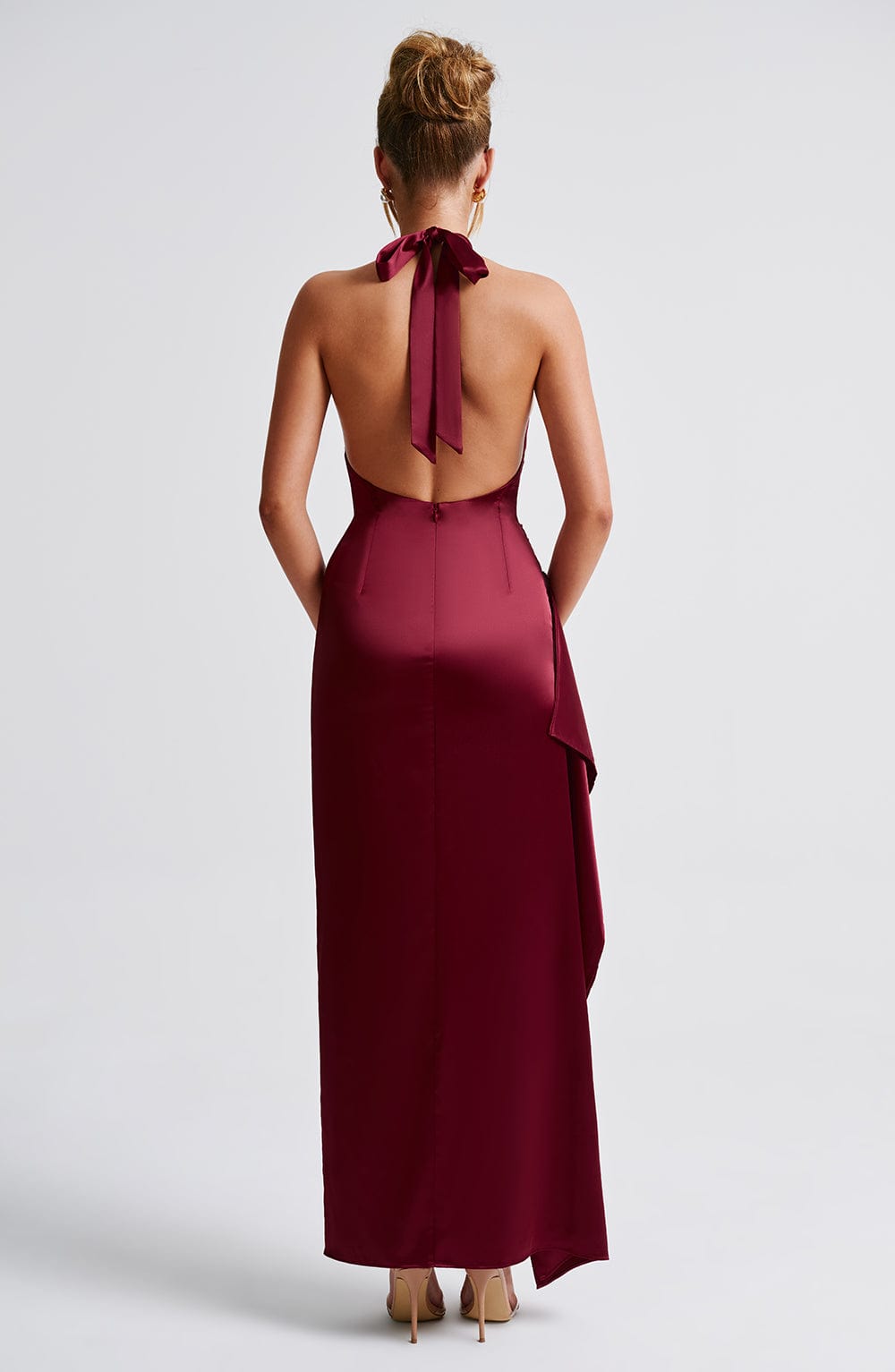 Colette Maxi Dress - Burgundy - Napalia
