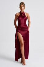Colette Maxi Dress - Burgundy - Napalia