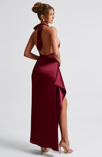 Colette Maxi Dress - Burgundy - Napalia