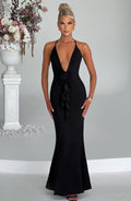 Constantina Maxi Dress - Black - Napalia