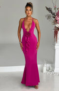 Constantina Maxi Dress - Hot Pink - Napalia