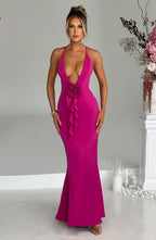 Constantina Maxi Dress - Hot Pink - Napalia