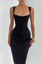 Cornelia Maxi Dress - Black - Napalia