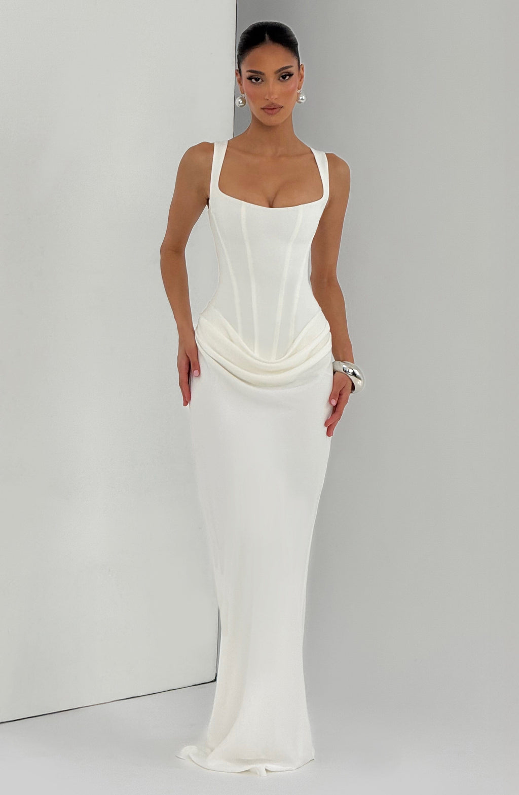 Cornelia Maxi Dress - Ivory - Napalia