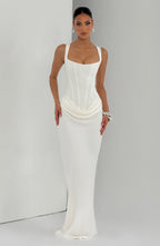 Cornelia Maxi Dress - Ivory - Napalia