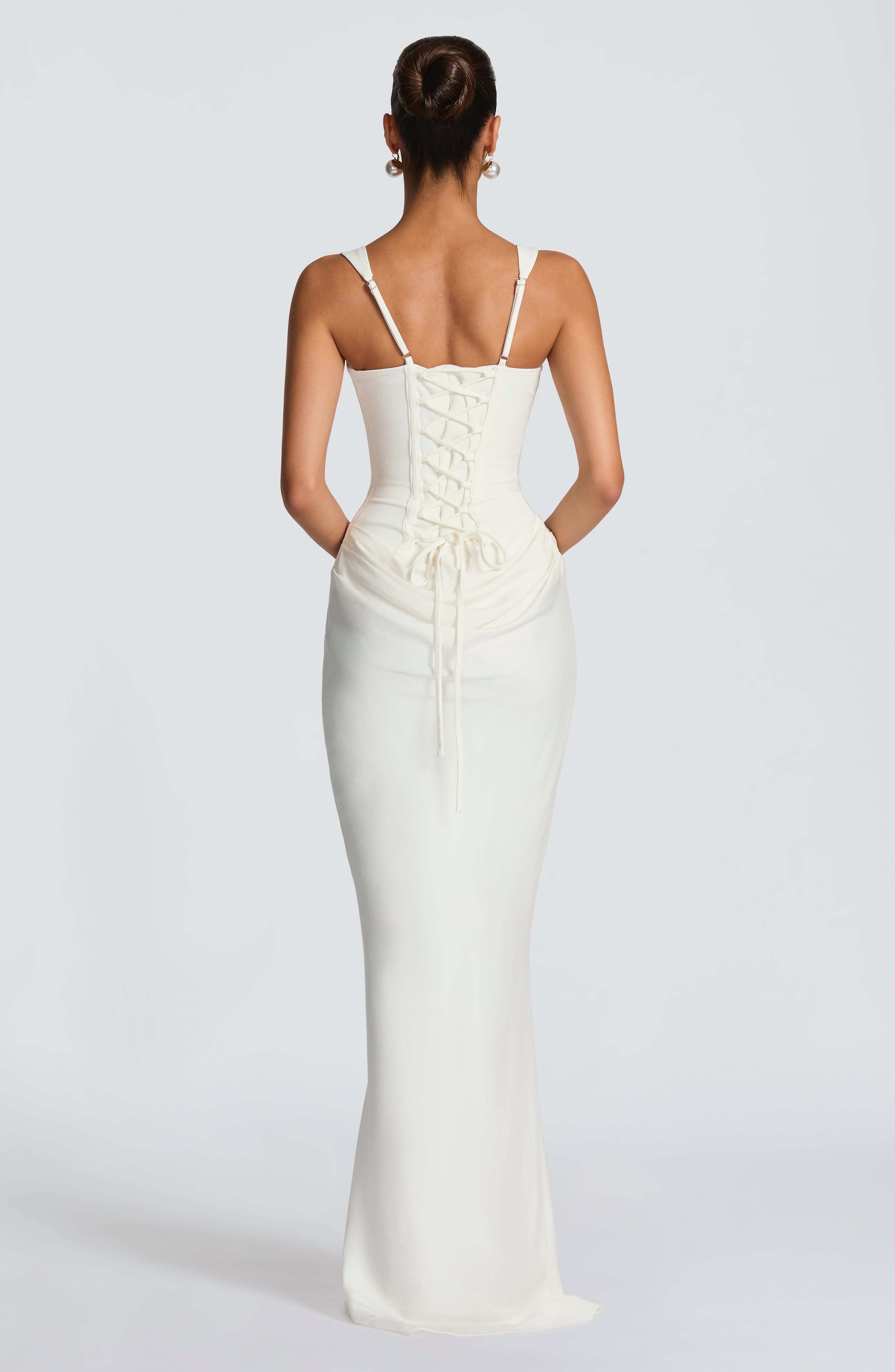 Cornelia Maxi Dress - Ivory - Napalia