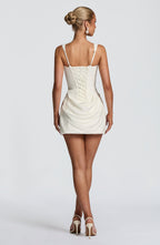 Cornelia Mini Dress - Ivory - Napalia