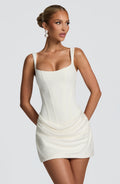 Cornelia Mini Dress - Ivory - Napalia