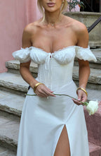 Courtney Midi Dress - Ivory - Napalia