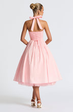 Cressida Midi Dress - Blush - Napalia