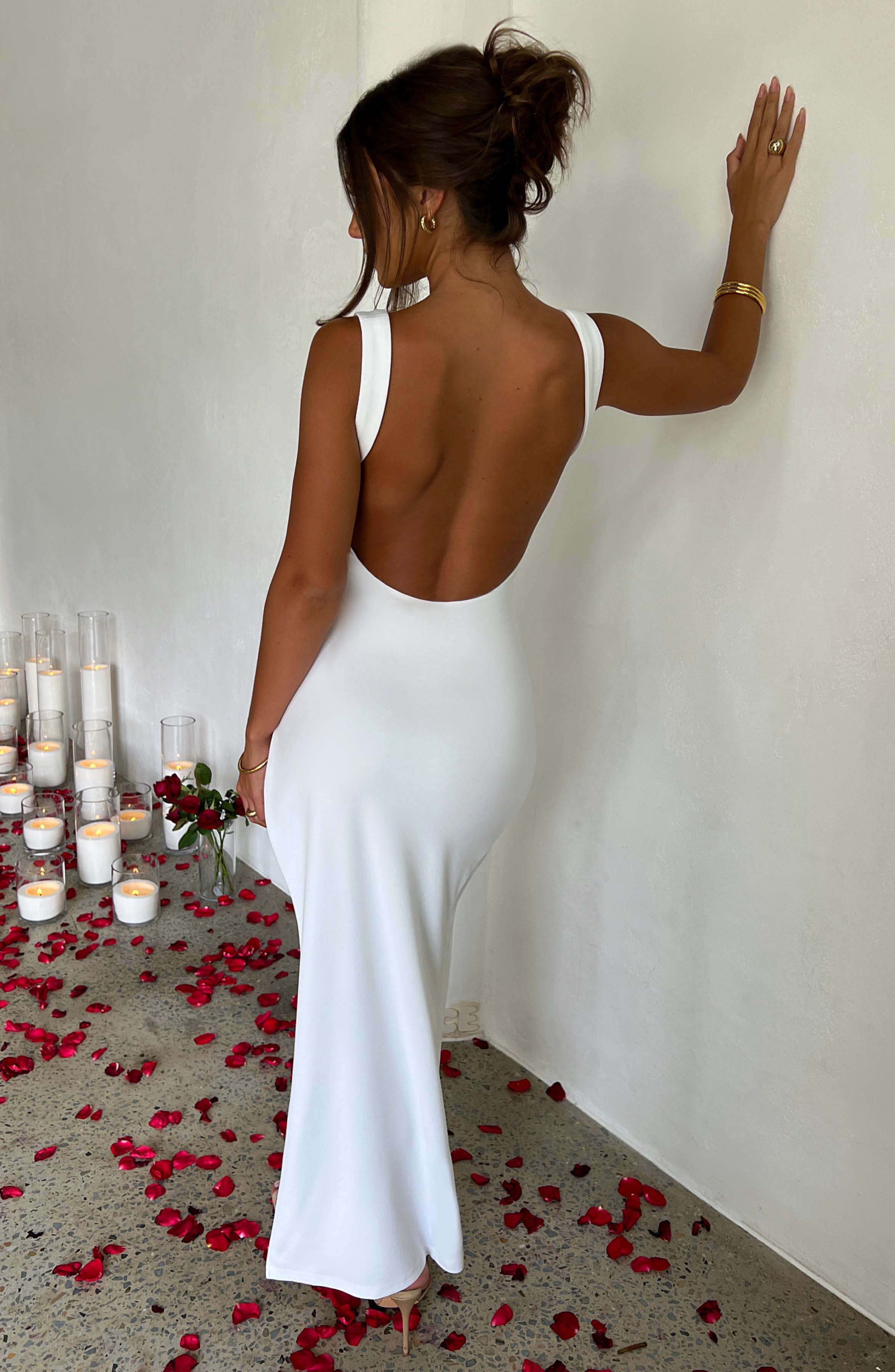 Cyanne Maxi Dress - White - Napalia