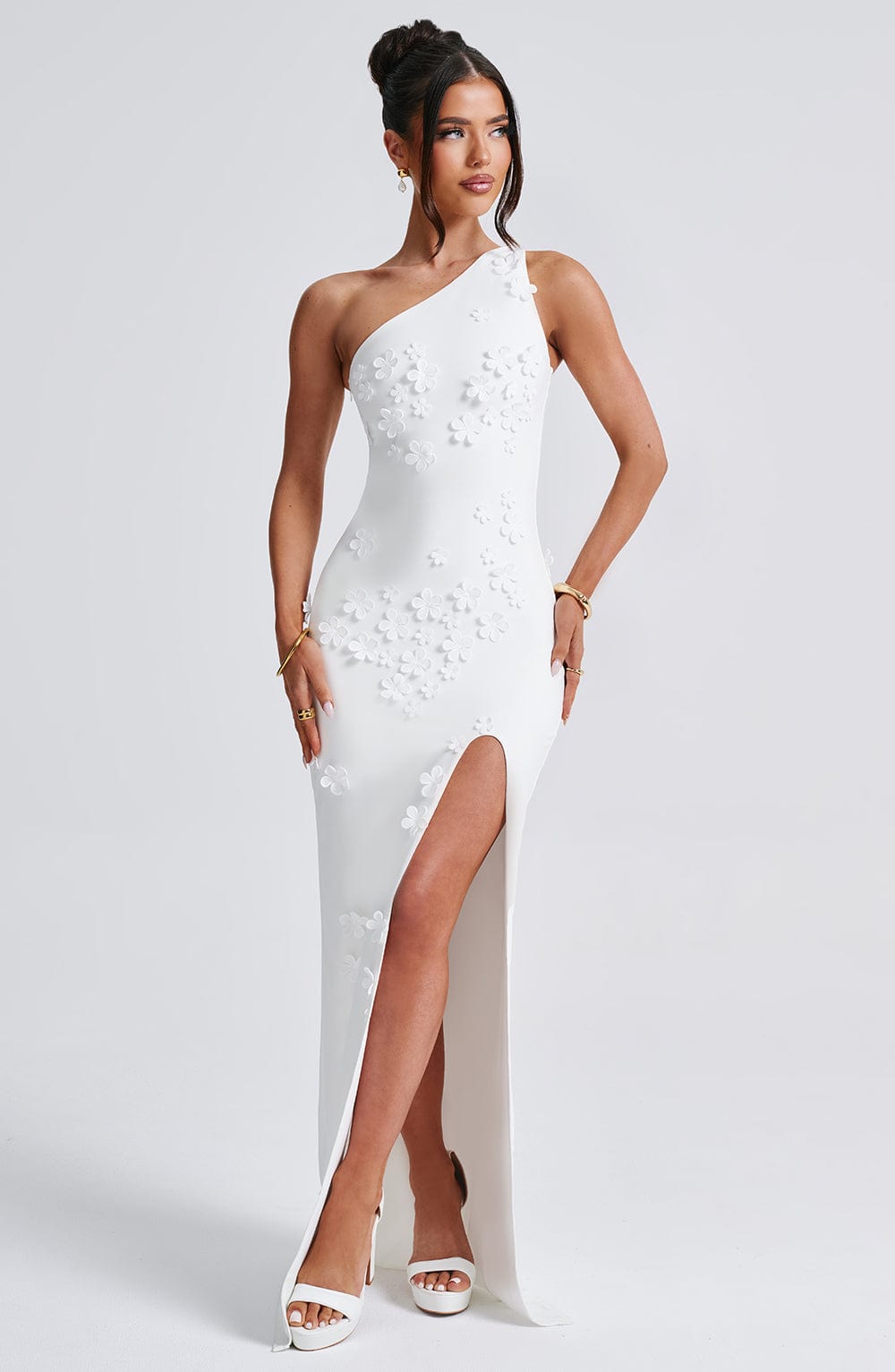 Cynthia Maxi Dress - Ivory - Napalia
