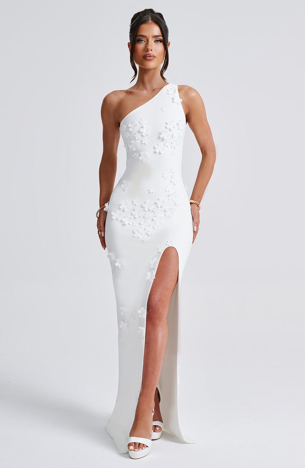 Cynthia Maxi Dress - Ivory - Napalia