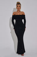 Cyprus Maxi Dress - Black - Napalia