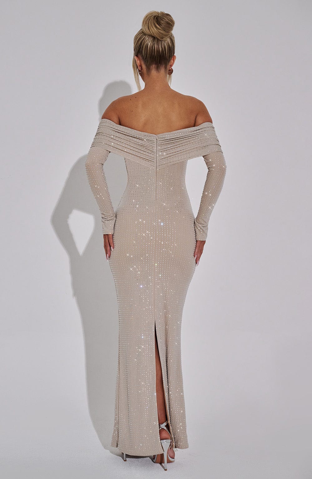 Cyprus Maxi Dress - Nude - Napalia