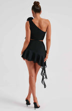 Daina Mini Skirt - Black - Napalia