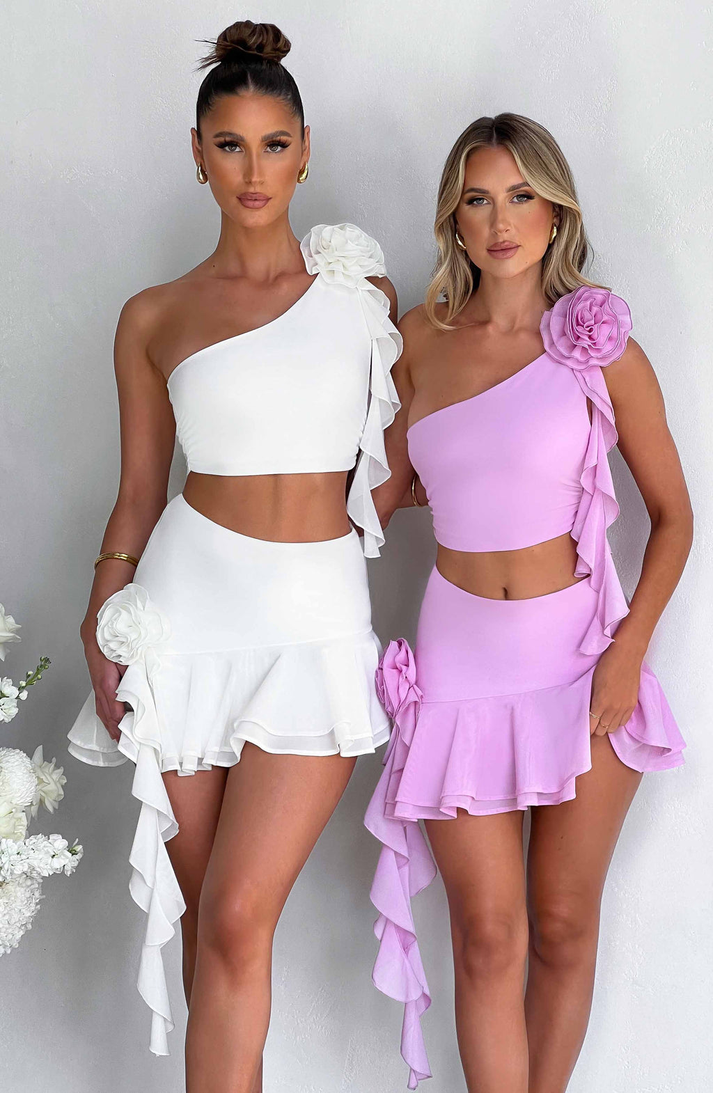 Daina Mini Skirt - Ivory - Napalia