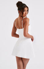 Dakota Mini Dress - Ivory - Napalia