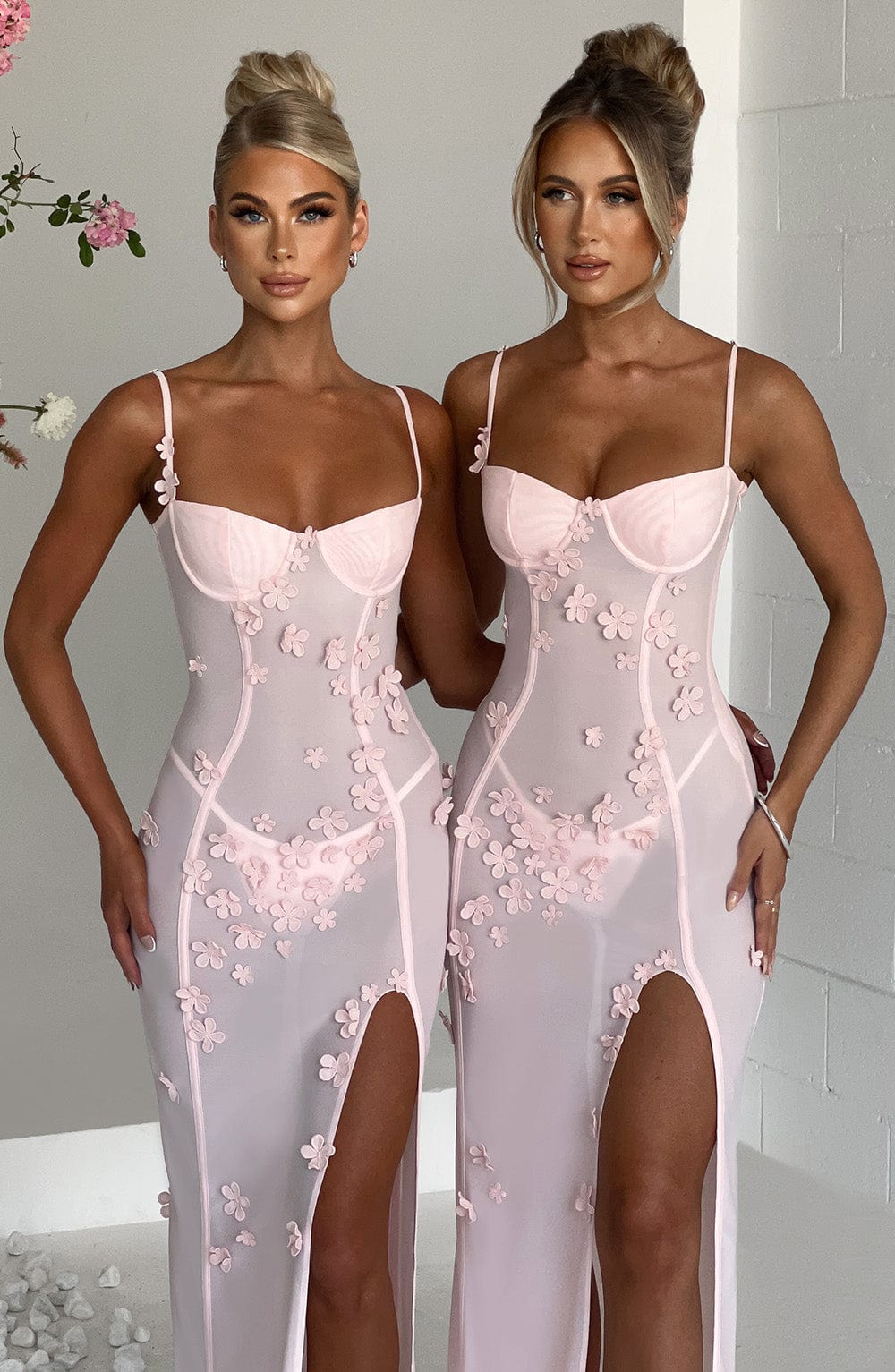 Dalary Maxi Dress - Blush - Napalia