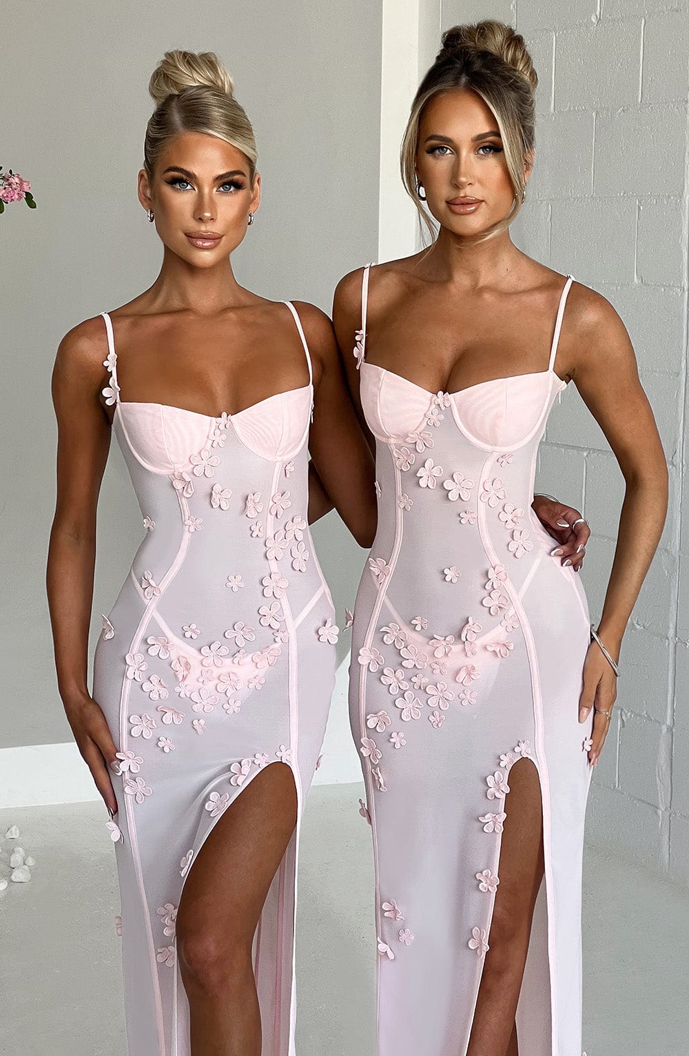 Dalary Maxi Dress - Blush - Napalia