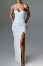 Dalary Maxi Dress - Ivory Lined - Napalia