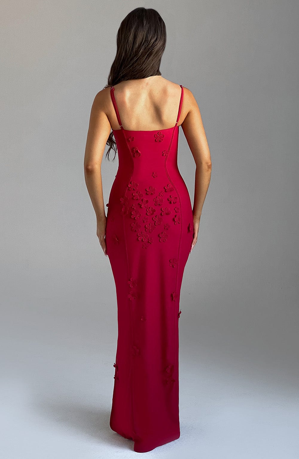 Dalary Maxi Dress - Red Lined - Napalia