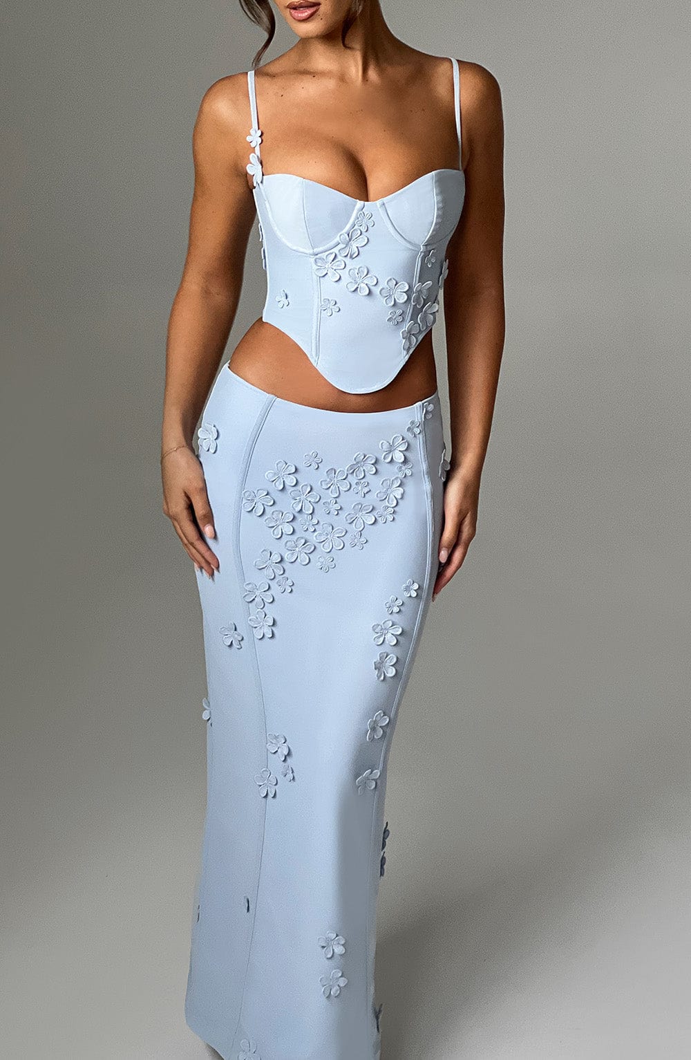 Dalary Maxi Skirt - Blue - Napalia