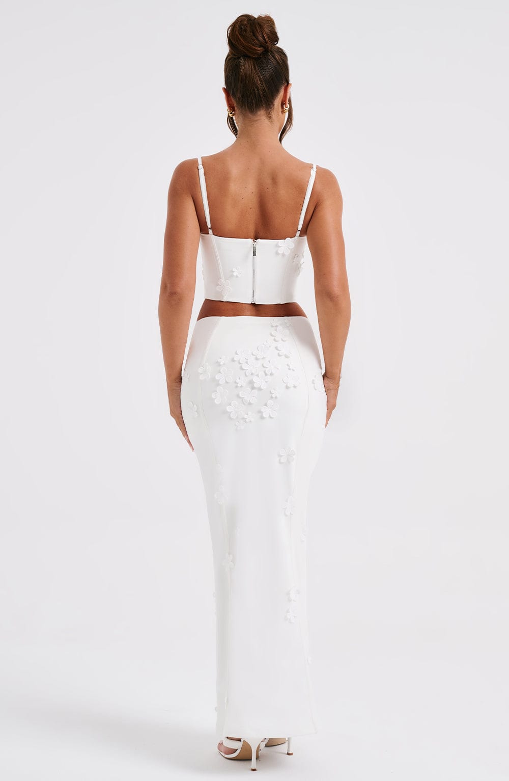 Dalary Maxi Skirt - White - Napalia
