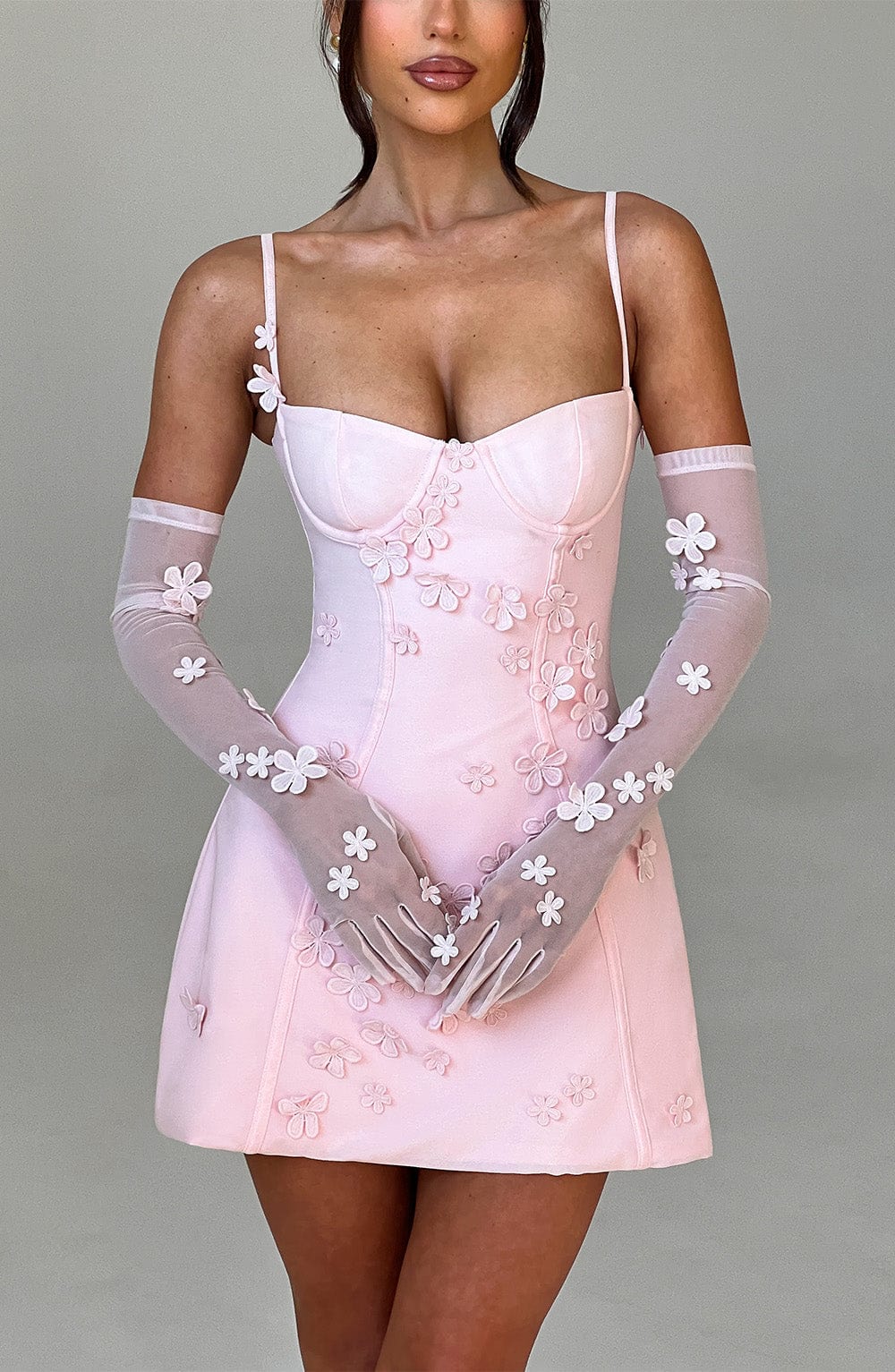 Dalary Mini Dress - Blush - Napalia