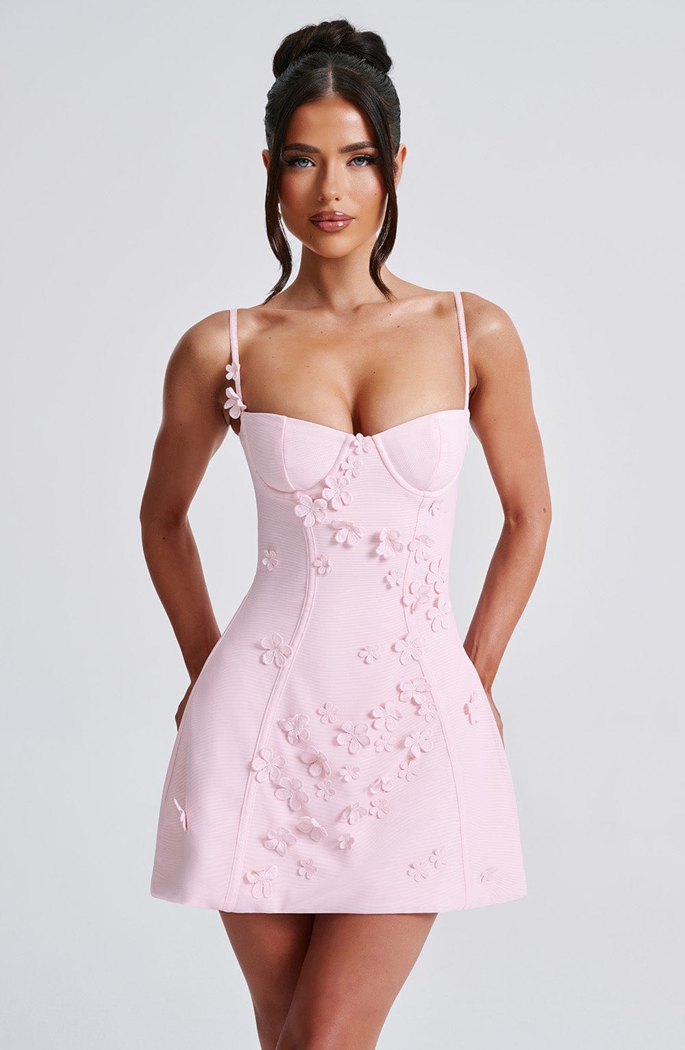 Dalary Mini Dress - Blush - Napalia
