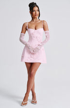 Dalary Mini Dress - Blush - Napalia