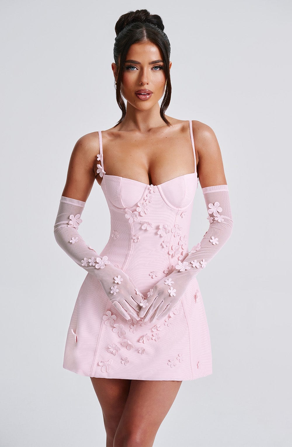 Dalary Mini Dress - Blush - Napalia