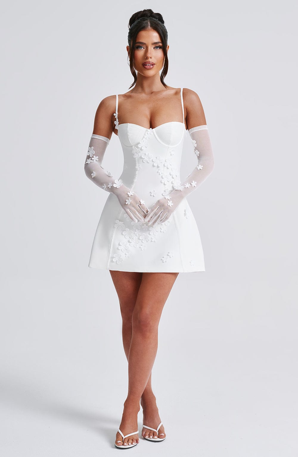 Dalary Mini Dress - Ivory - Napalia