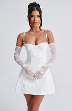 Dalary Mini Dress - Ivory - Napalia