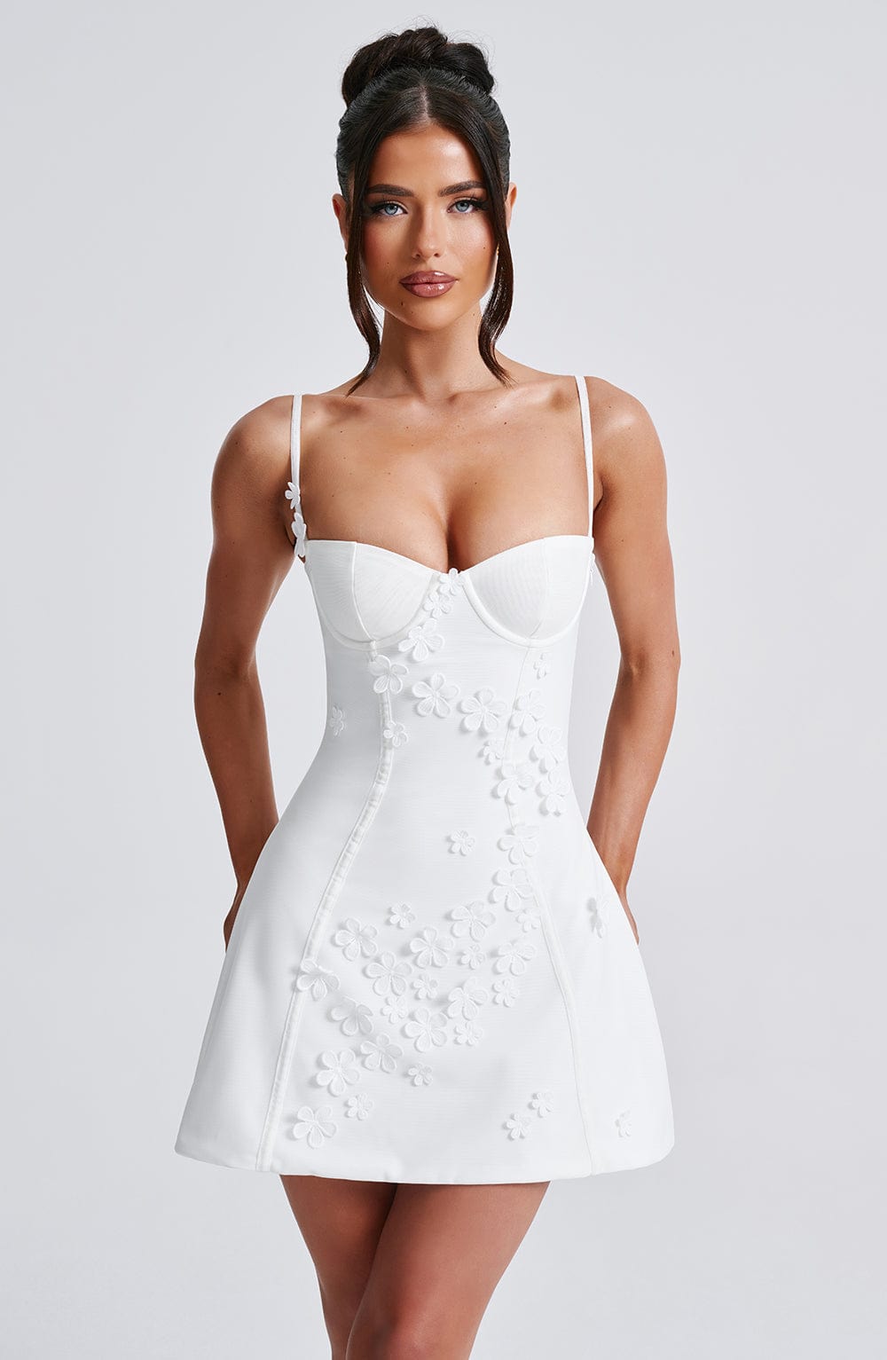 Dalary Mini Dress - Ivory - Napalia