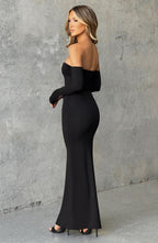 Daphne Maxi Dress - Jet Black - Napalia