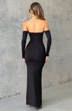 Daphne Maxi Dress - Jet Black - Napalia