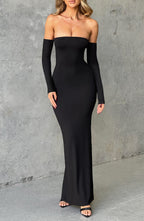Daphne Maxi Dress - Jet Black - Napalia