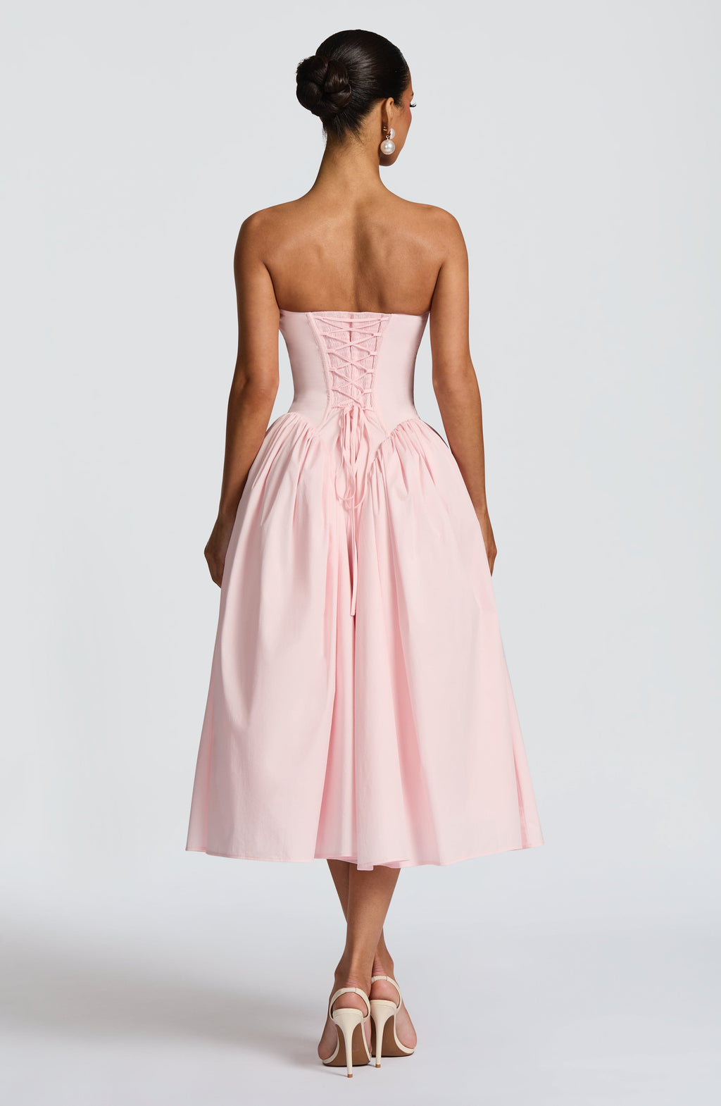 Darla Midi Dress - Blush - Napalia