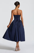 Darla Midi Dress - Navy - Napalia