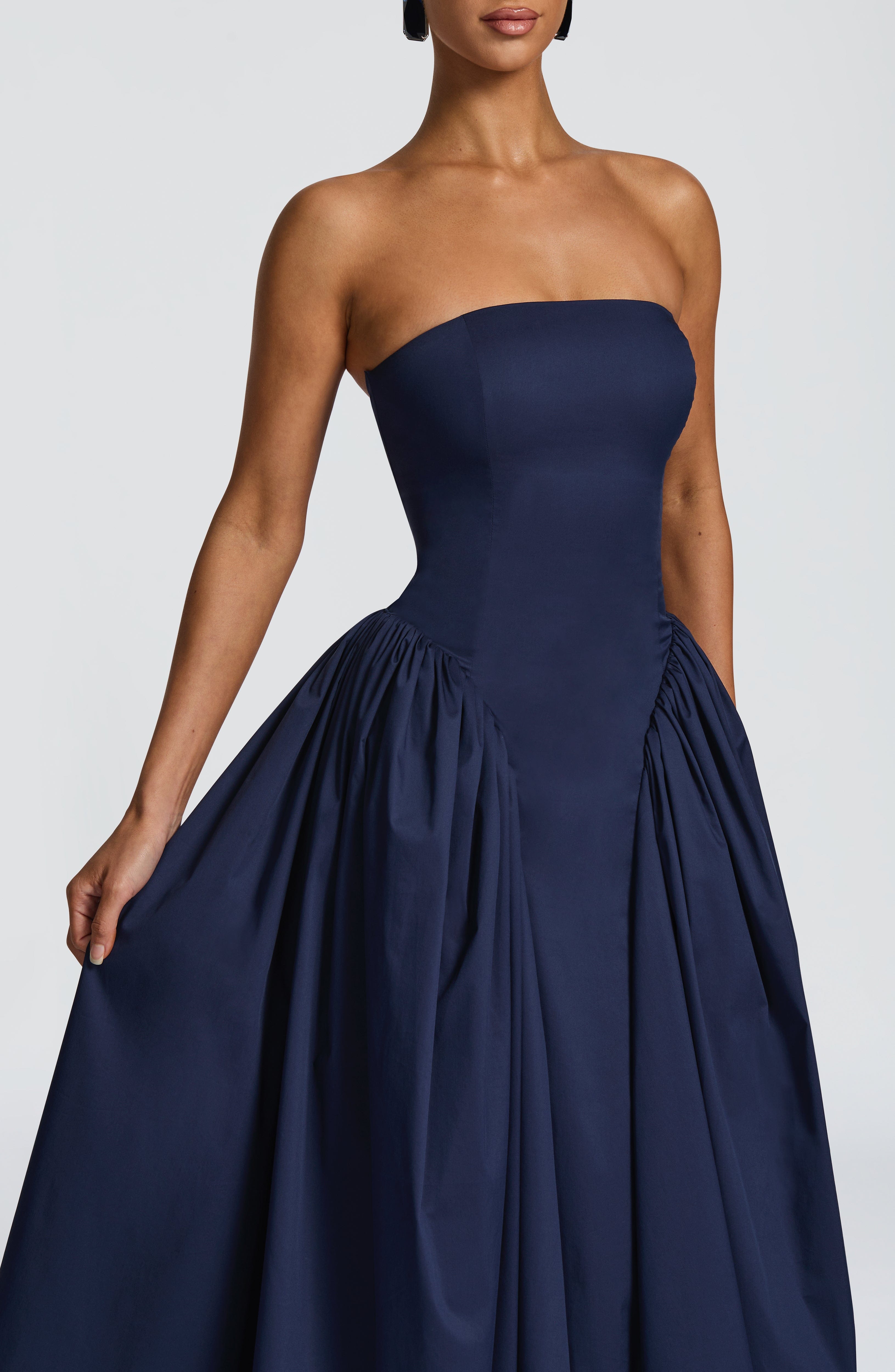 Darla Midi Dress - Navy - Napalia