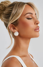 Davina Earrings - Silver - Napalia