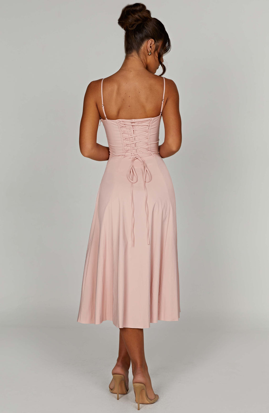 Deanna Midi Dress - Blush - Napalia