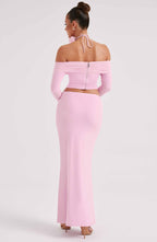 Deema Maxi Skirt - Pink - Napalia