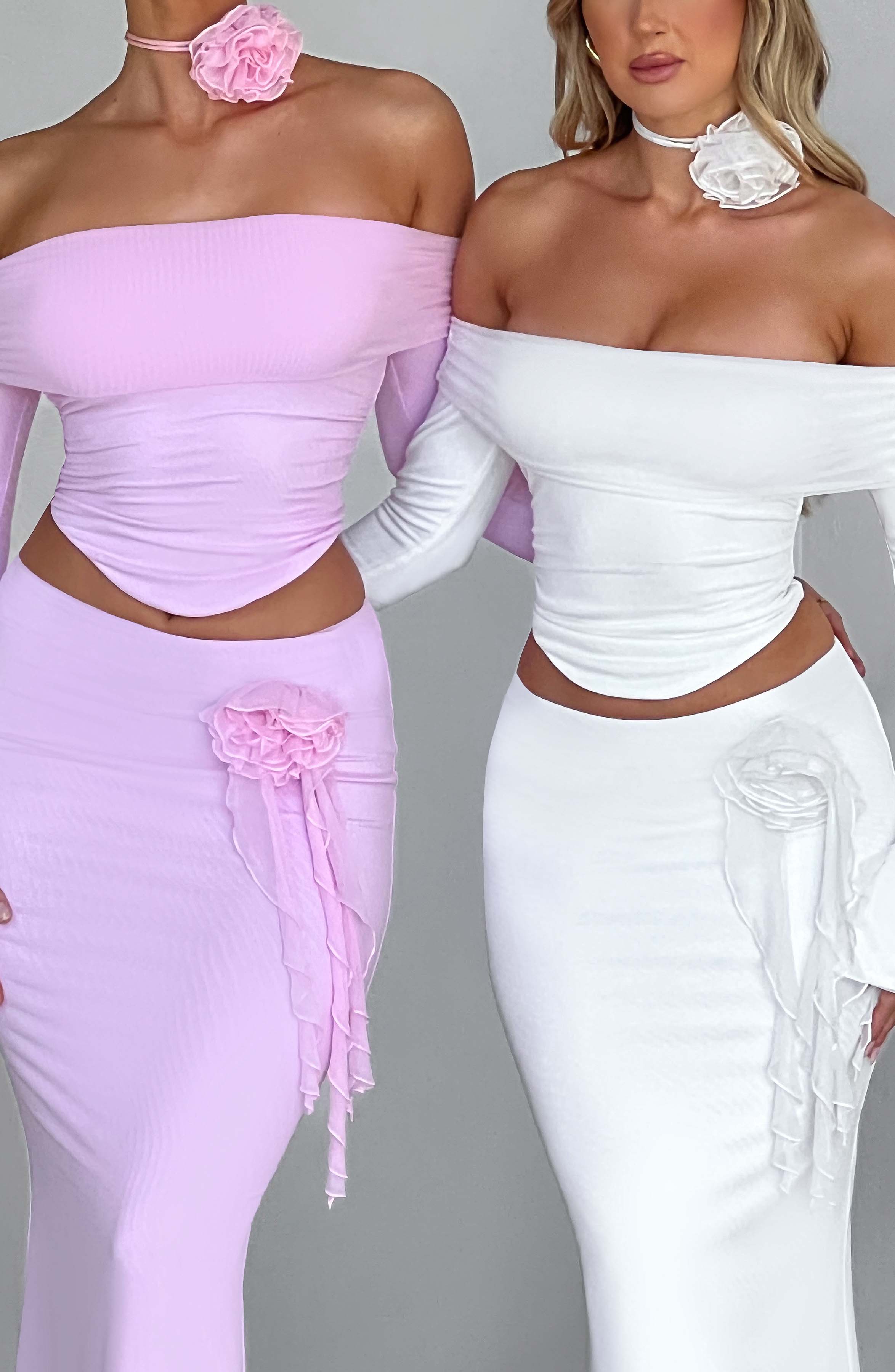 Deema Maxi Skirt - Pink - Napalia