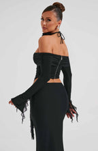 Deema Top - Black - Napalia