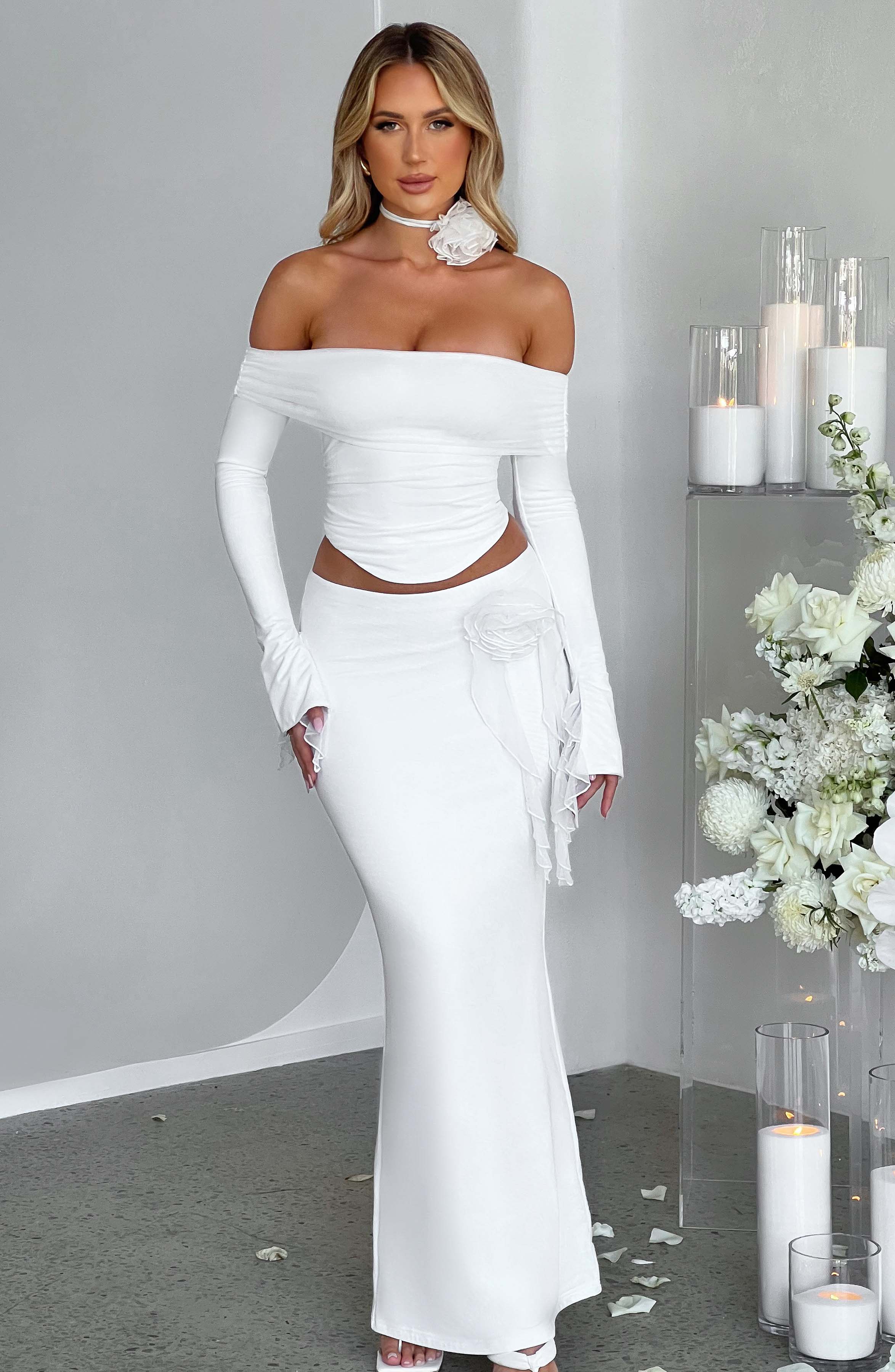 Deema Top - Ivory - Napalia